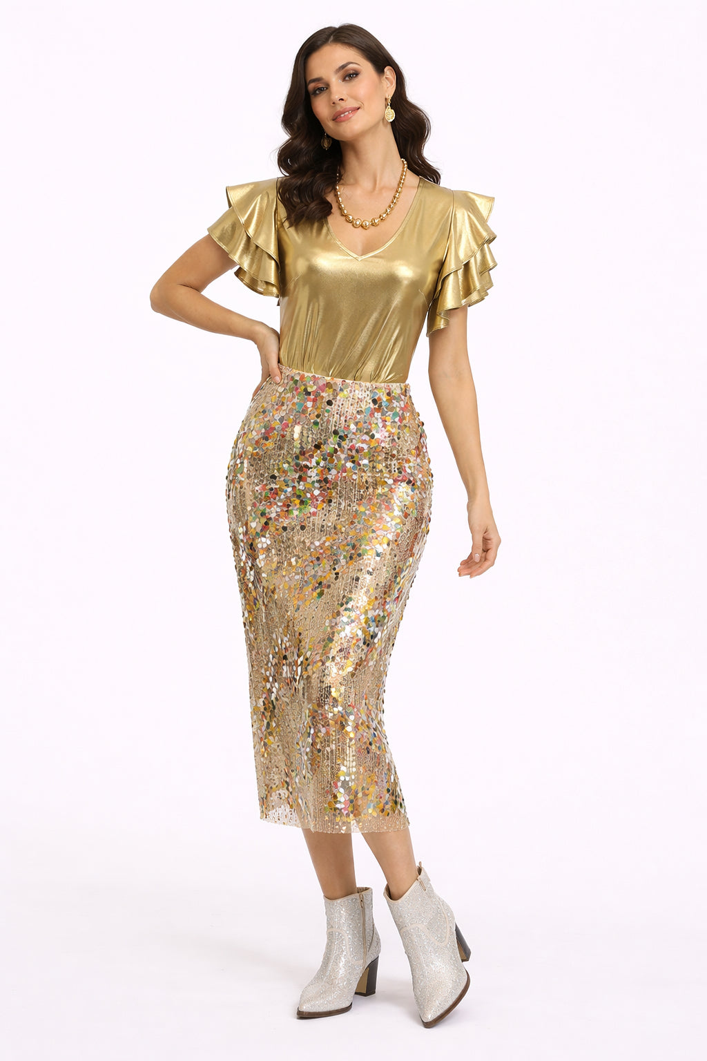 Candy-land Sequin Skirt  image 1