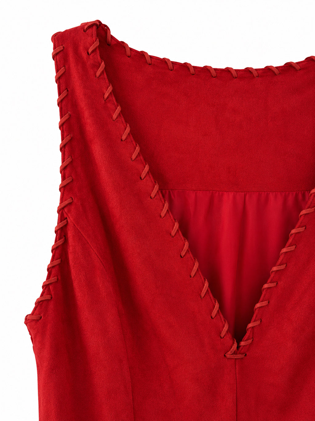 Be Jealous Red Suede Dress  image 1