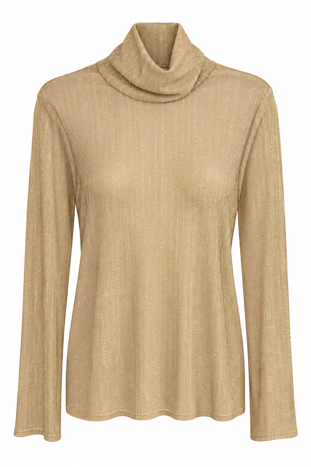 Rich Intentions Gold Mesh Top