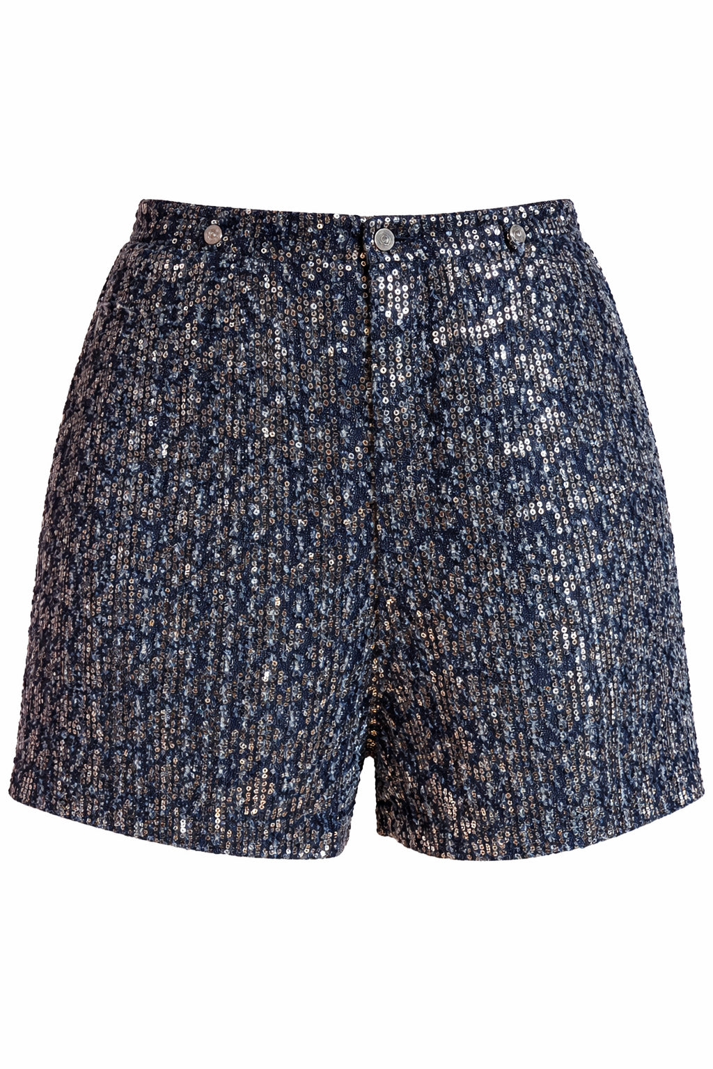 Heading Out Bling Denim Shorts image 1