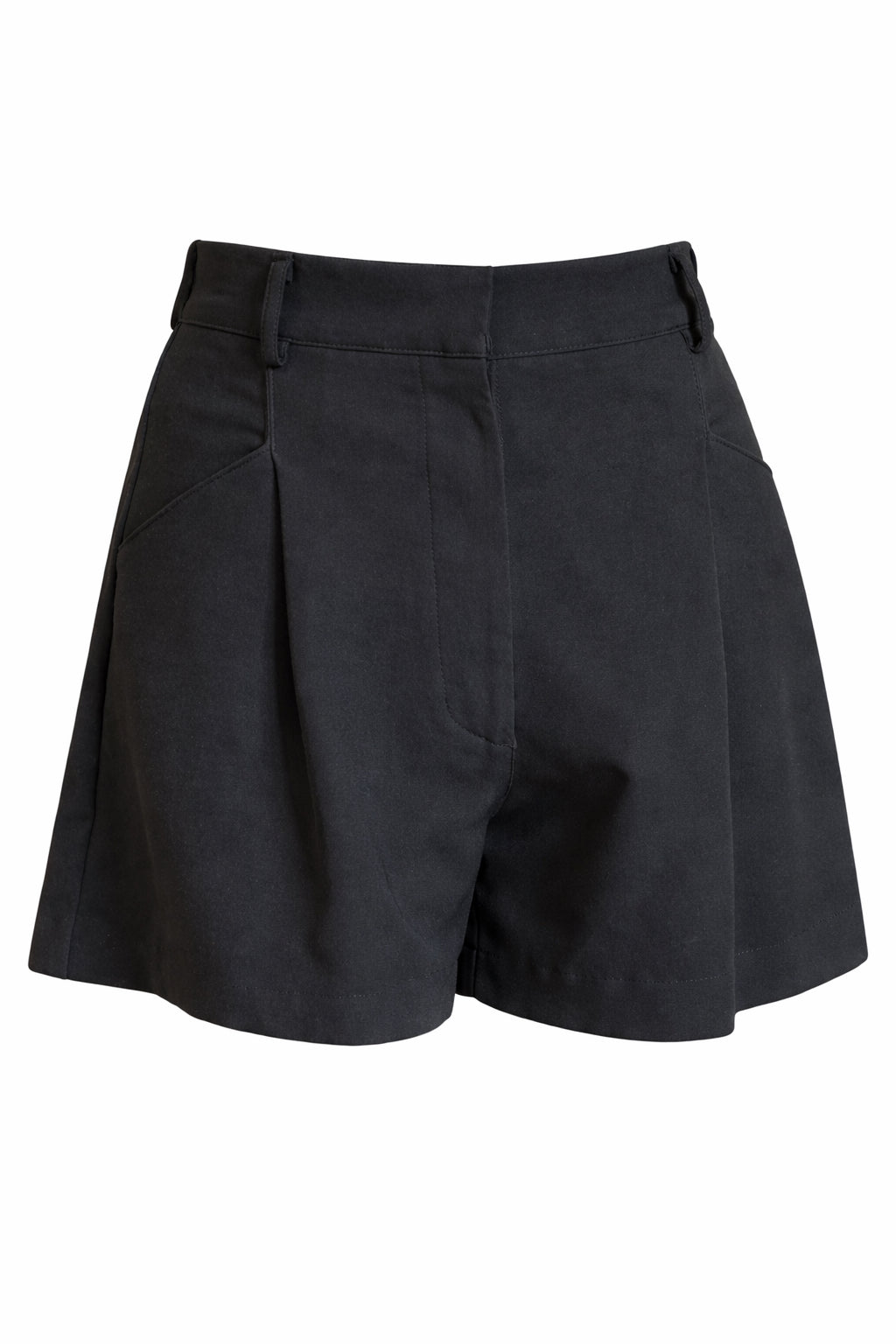 You’re Worth It Flowy Black Shorts image 0