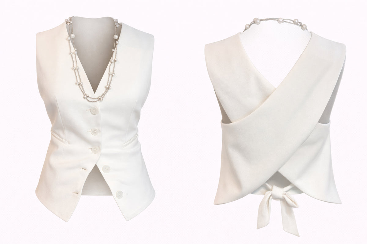 Built Different White Vest image 2