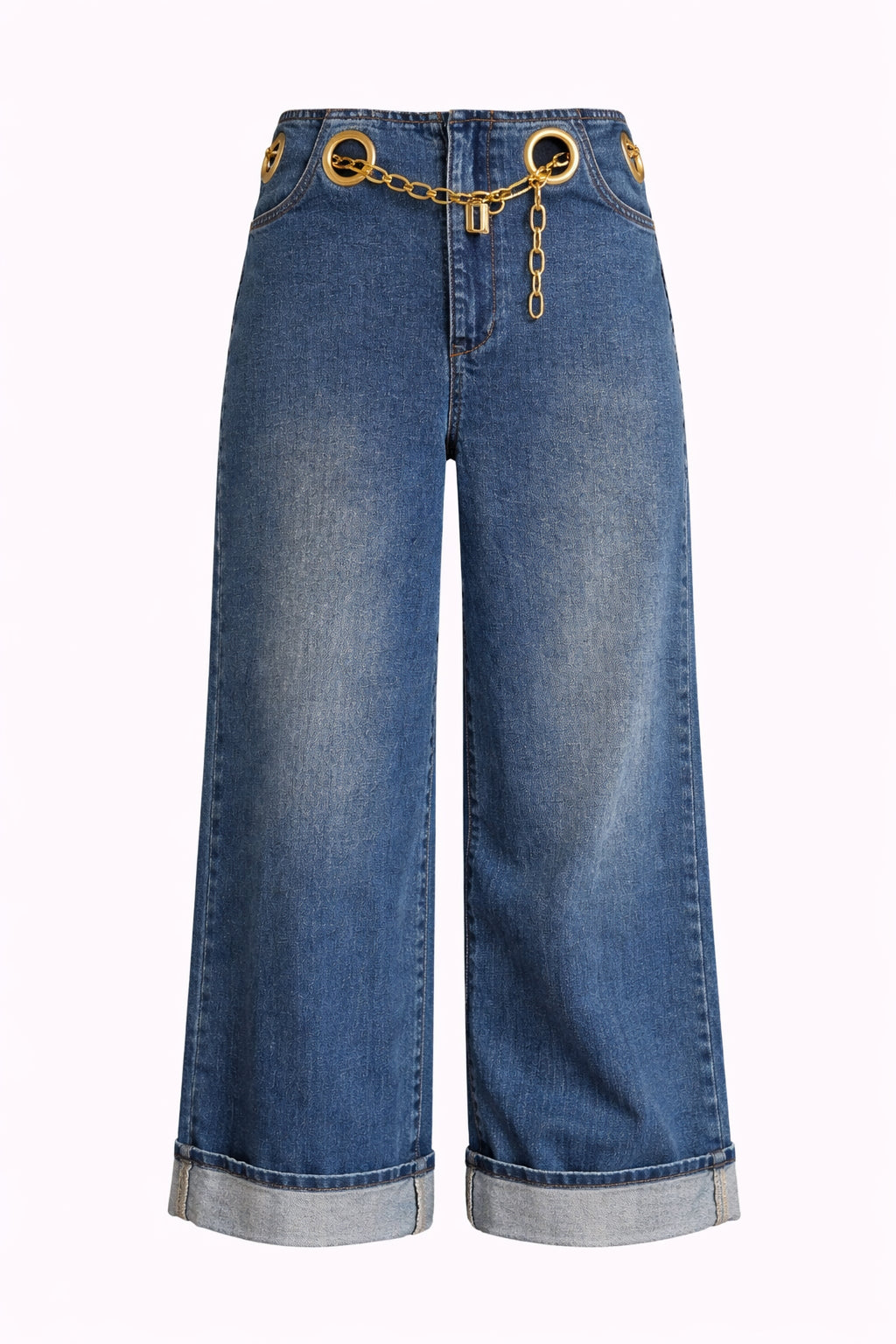 Golden Rings Crop Jeans  image 0