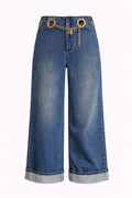 Golden Rings Crop Jeans  image 0