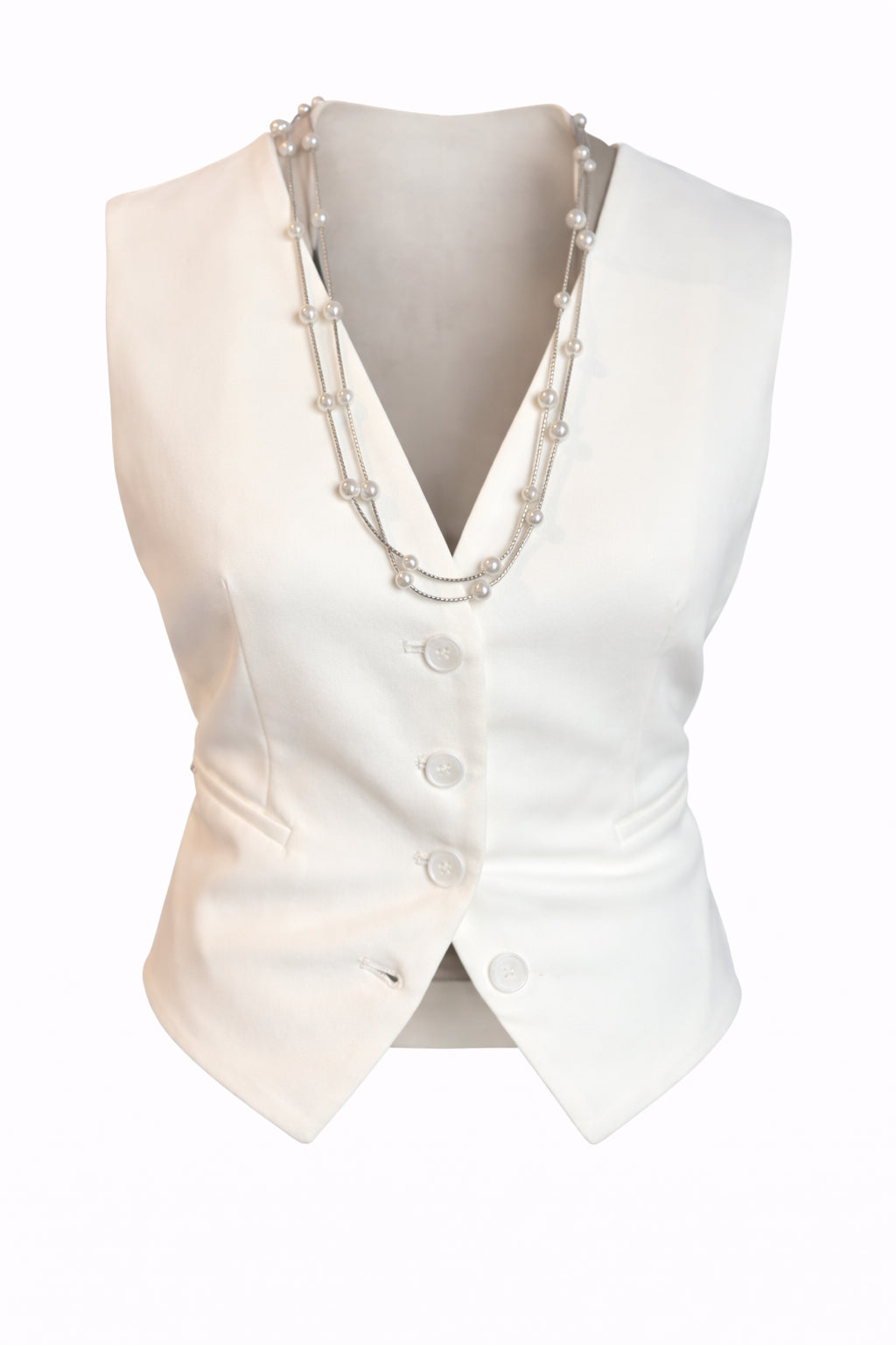 Built Different White Vest image 1
