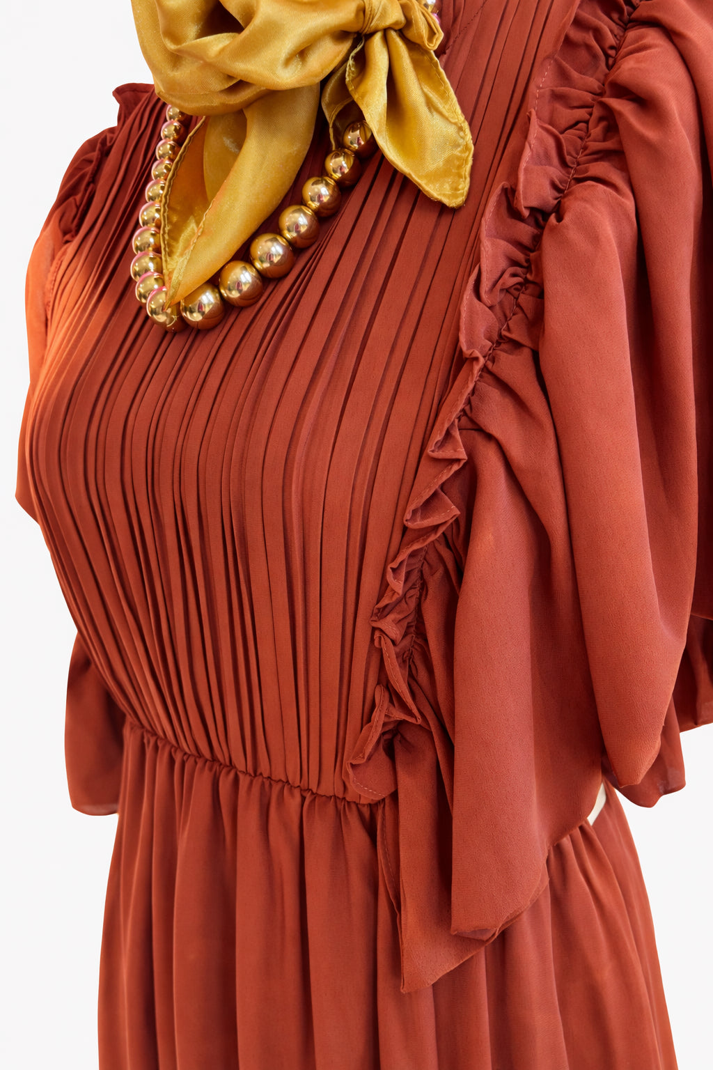 Take Me Dancing Cognac Dress image 1
