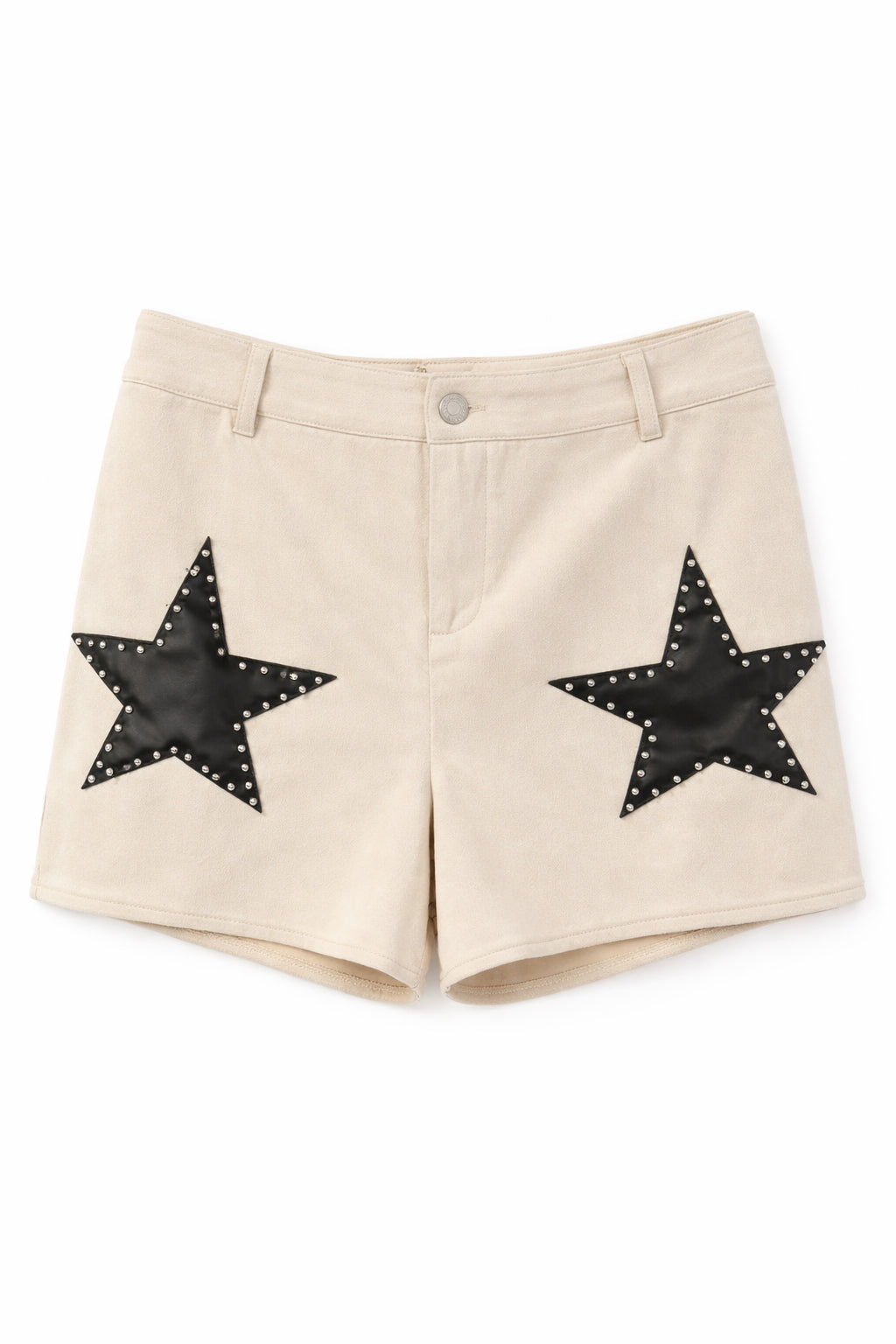 Texas Nite Star Ivory Shorts Curvy image 1