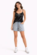 Oh My Darling Black Satin Curvy  image 0
