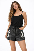 Outlaw Flames Black Shorts  image 0