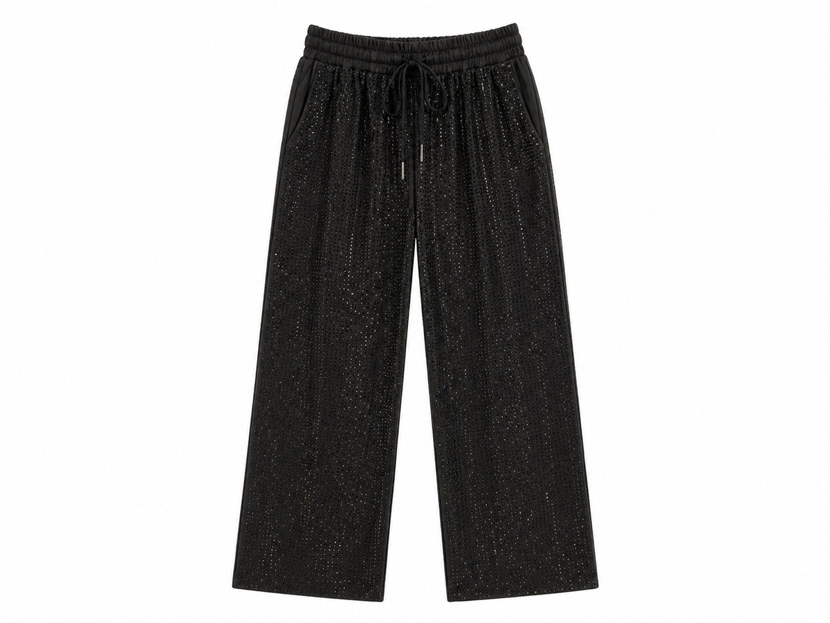 Forsaken Mistake Black Bling Pants image 1