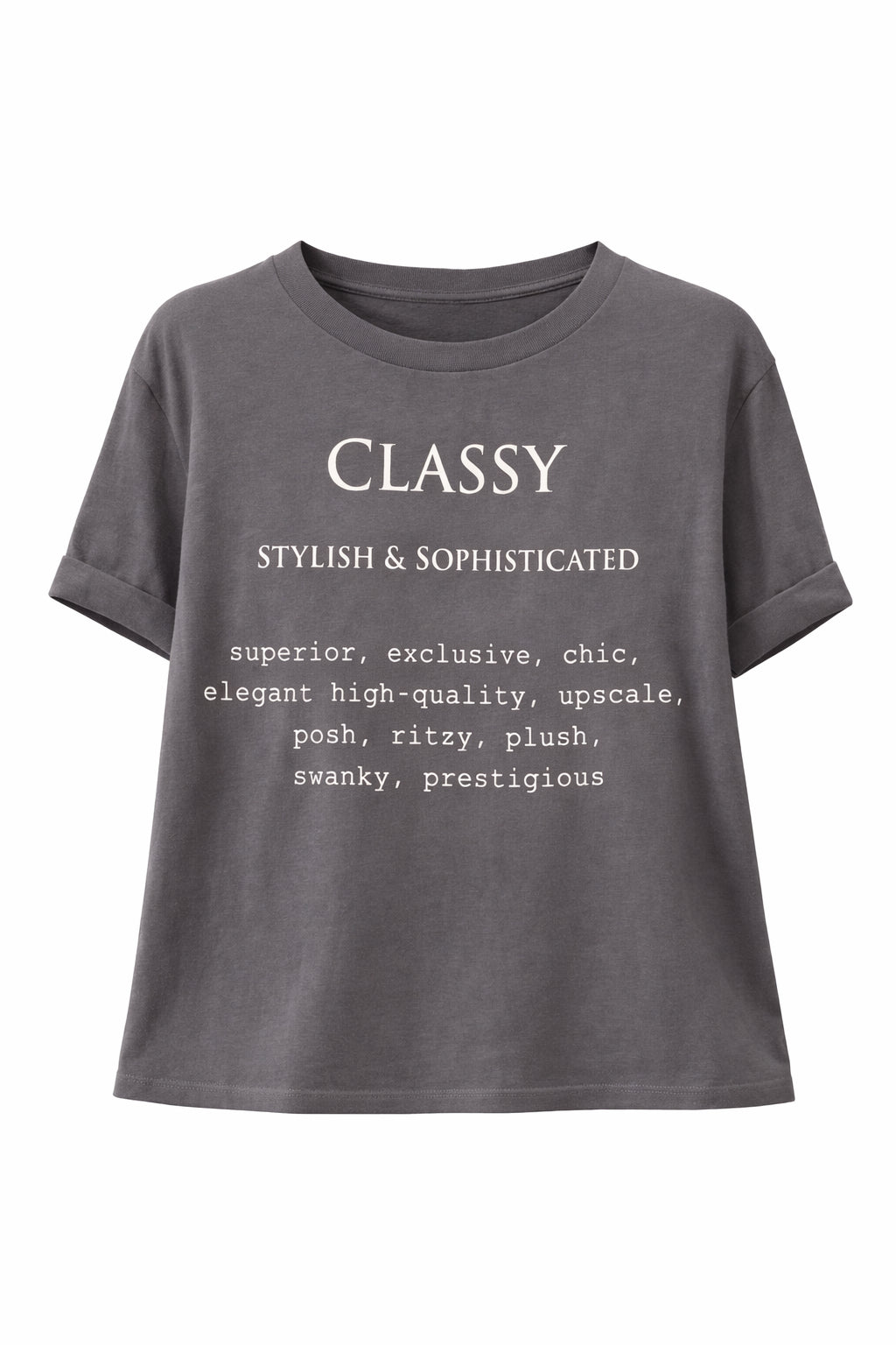 Classy Grey Tee image 0