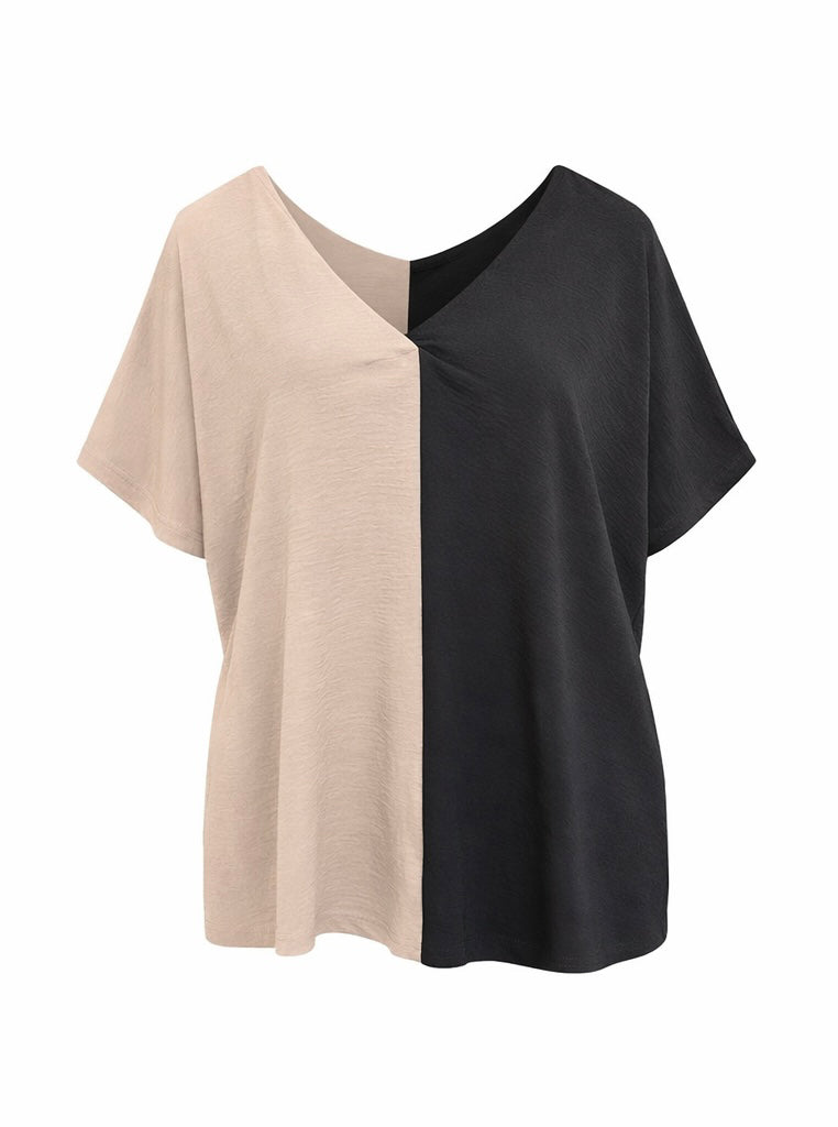 Over & Out Color-block Top image 1