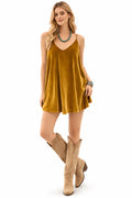 Golden Lasso Velvet Dress  image 0