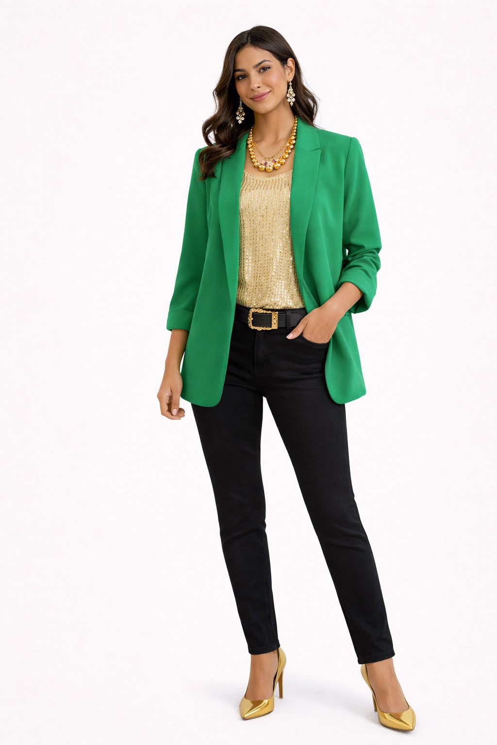 Ambitious Deal Green Blazer  image 1