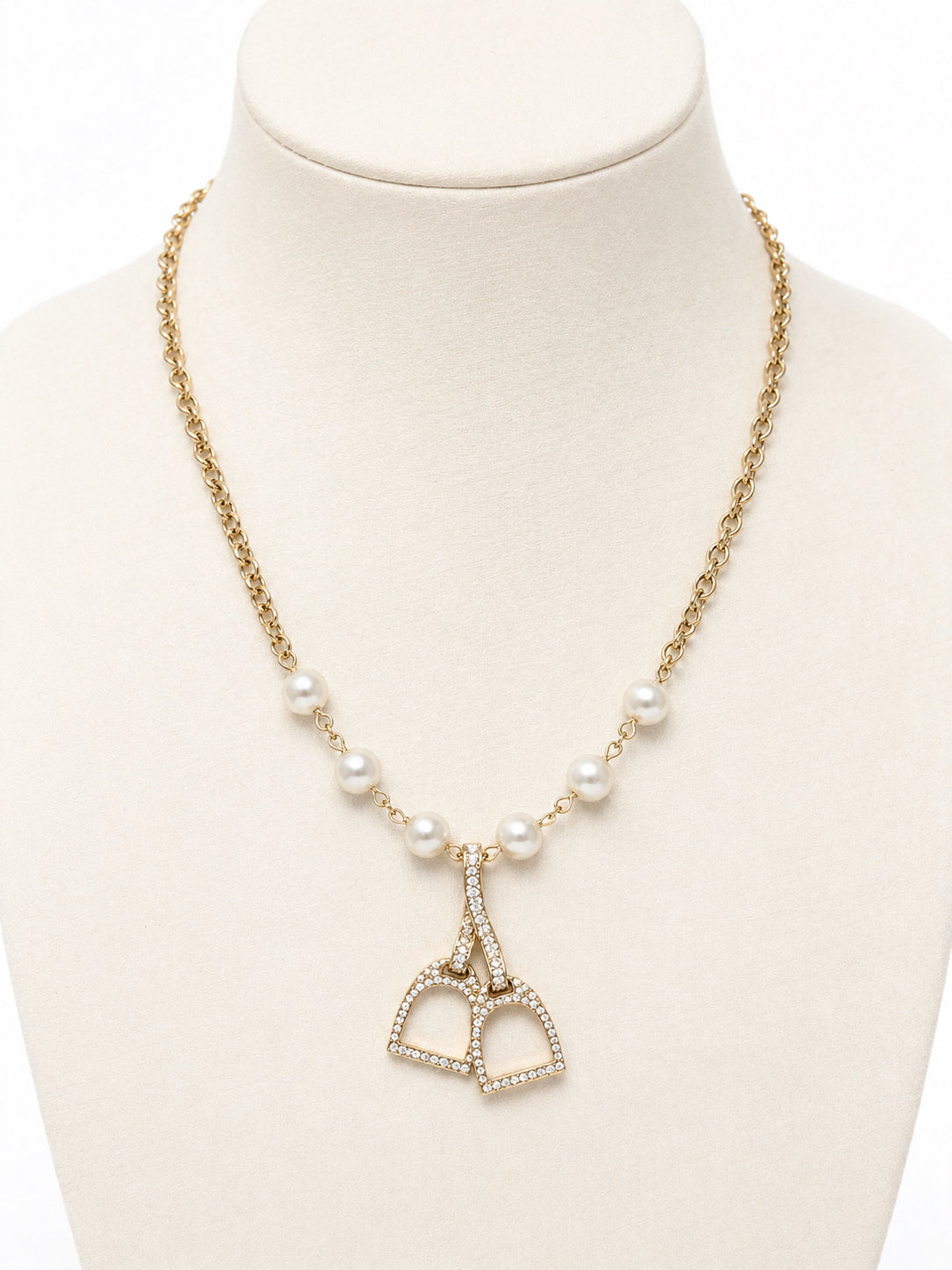 Gold Stirrups Necklace  image 0