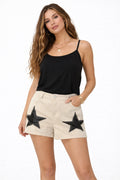 Texas Nite Star Ivory Shorts Curvy image 0