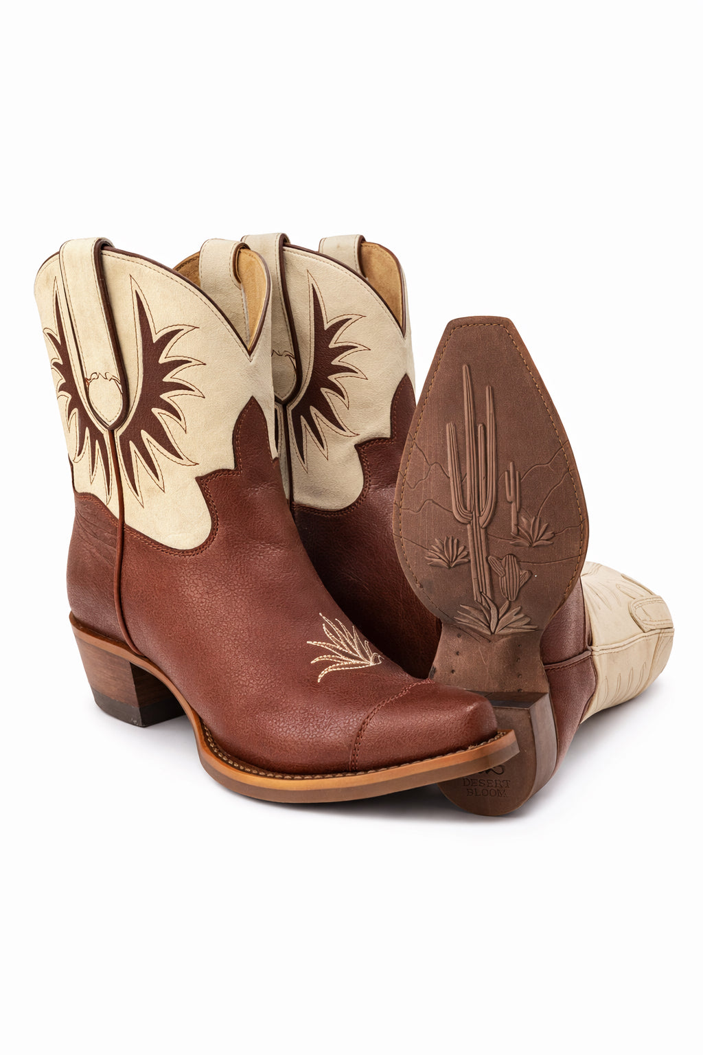 Desert Bloom Boots Saddle Lace image 2