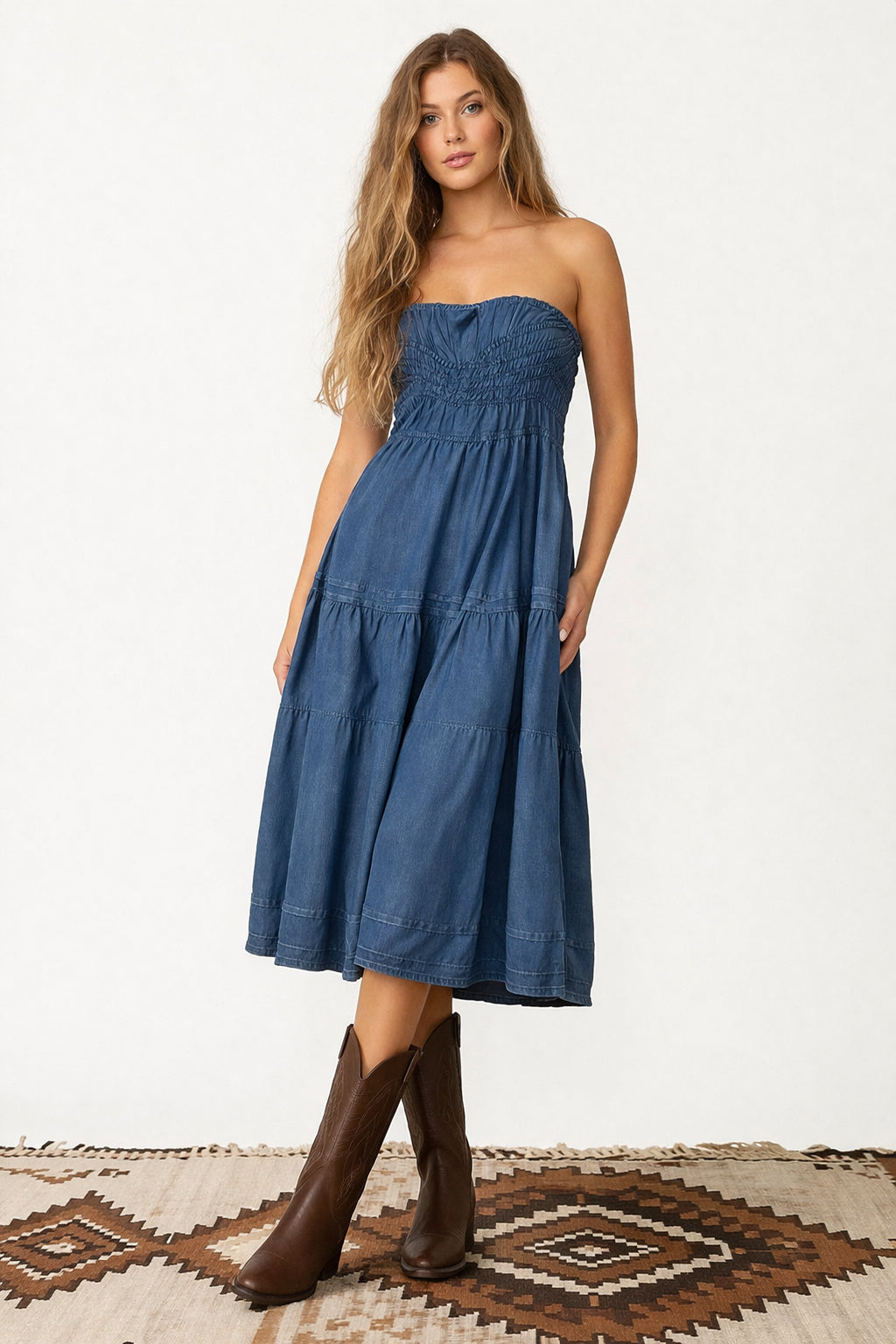 Denim Ranch Road Dress image 0