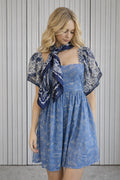 Paisley Blue Bandana Dress image 0