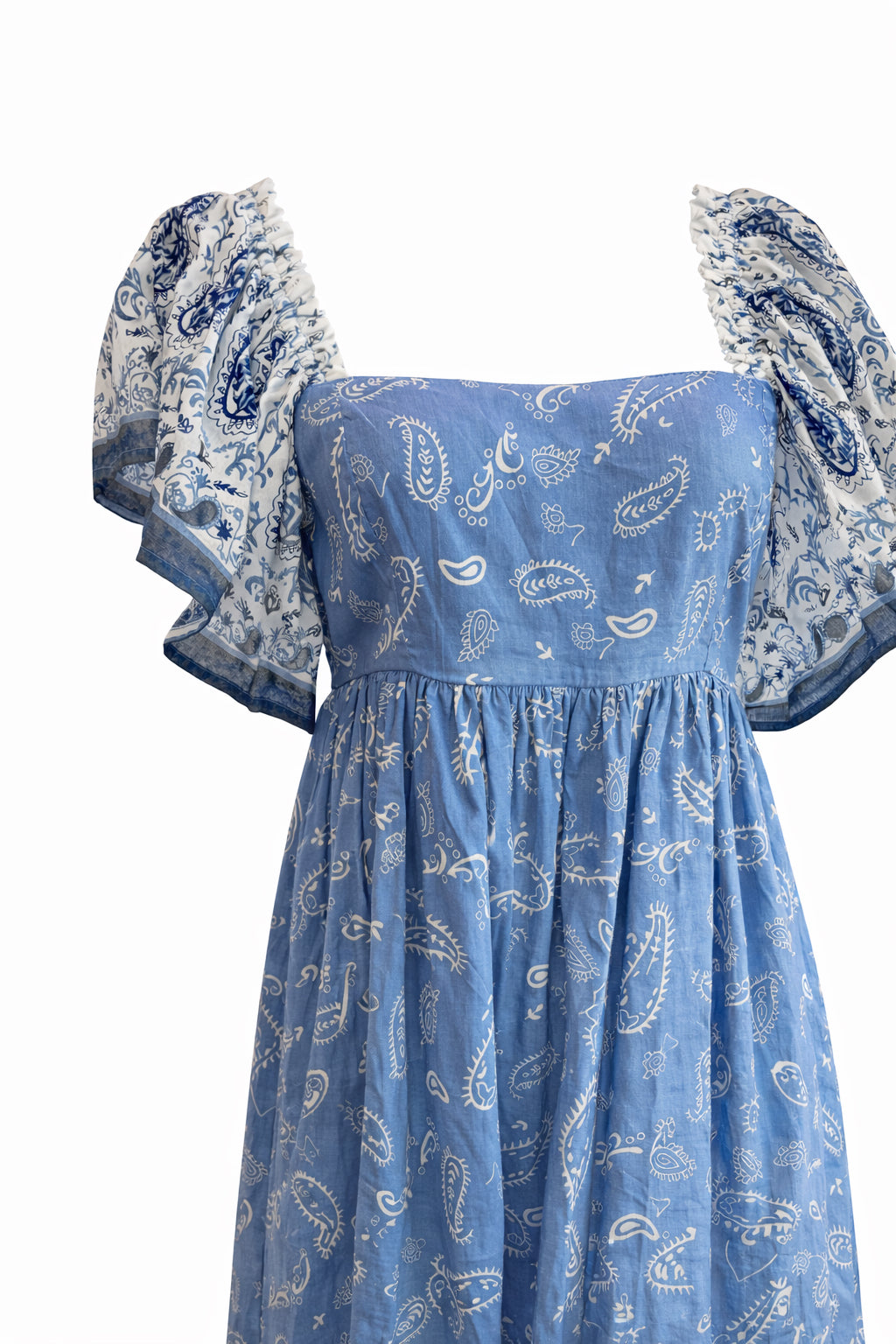 Paisley Blue Bandana Dress image 1