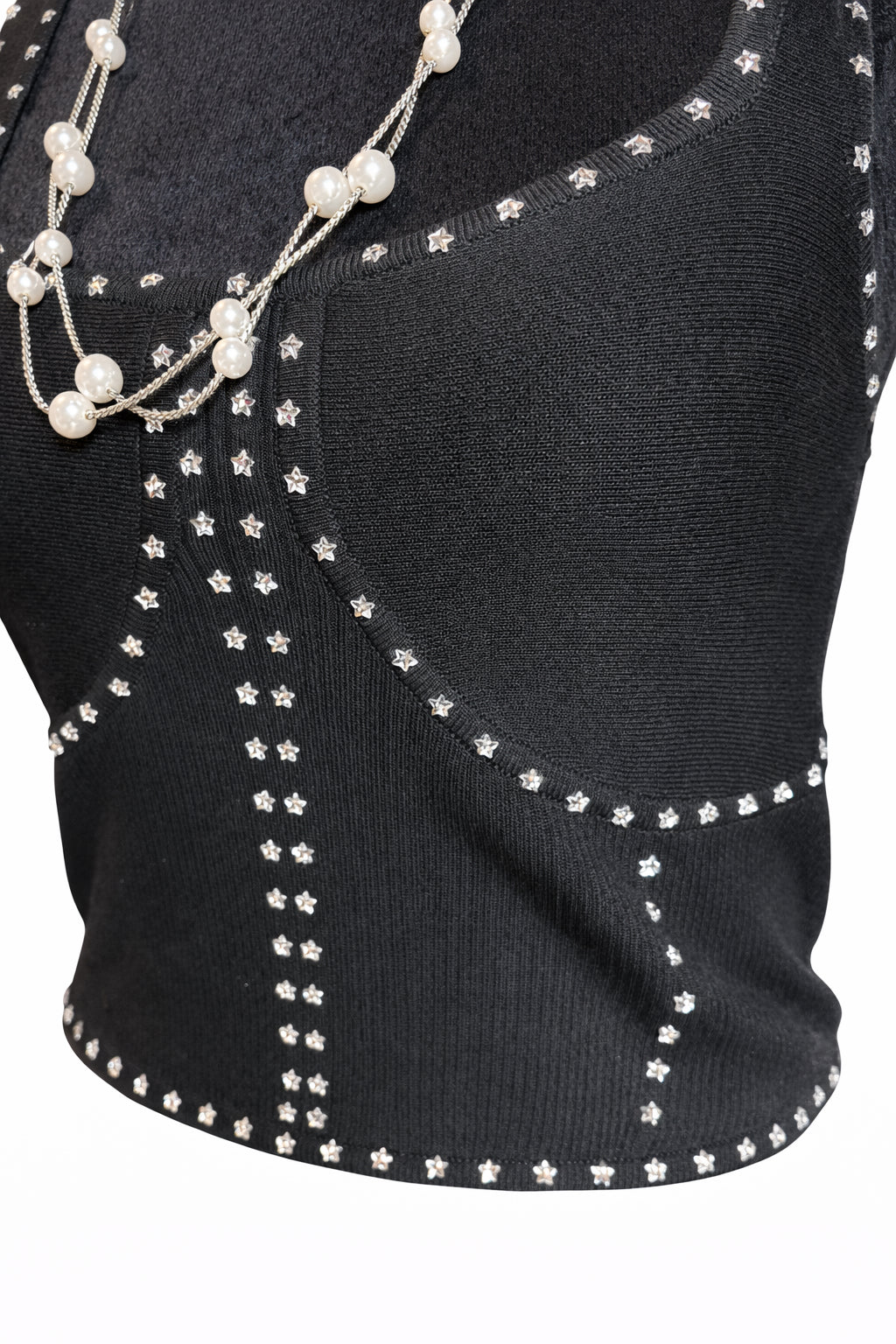 Double Take Black Stone Sweater Tank image 1
