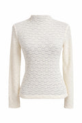 Stockyard Sweetheart Ivory Lace Top image 0