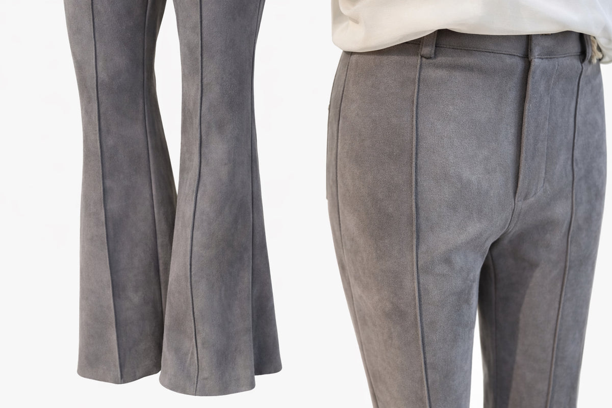 Smoking Gun Grey Suede Pant image 1