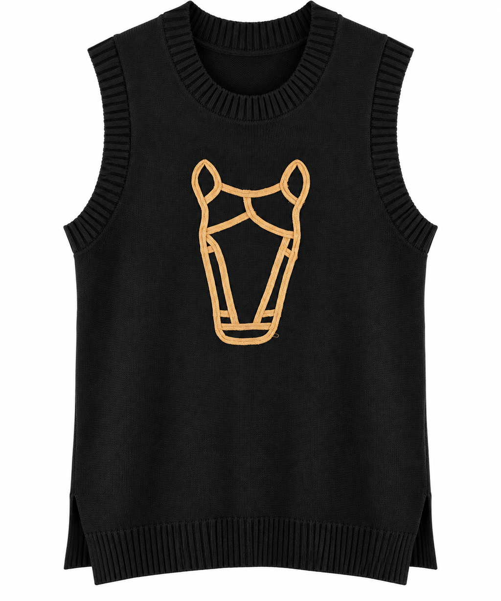 The Manor & Mare Black Knit Dress