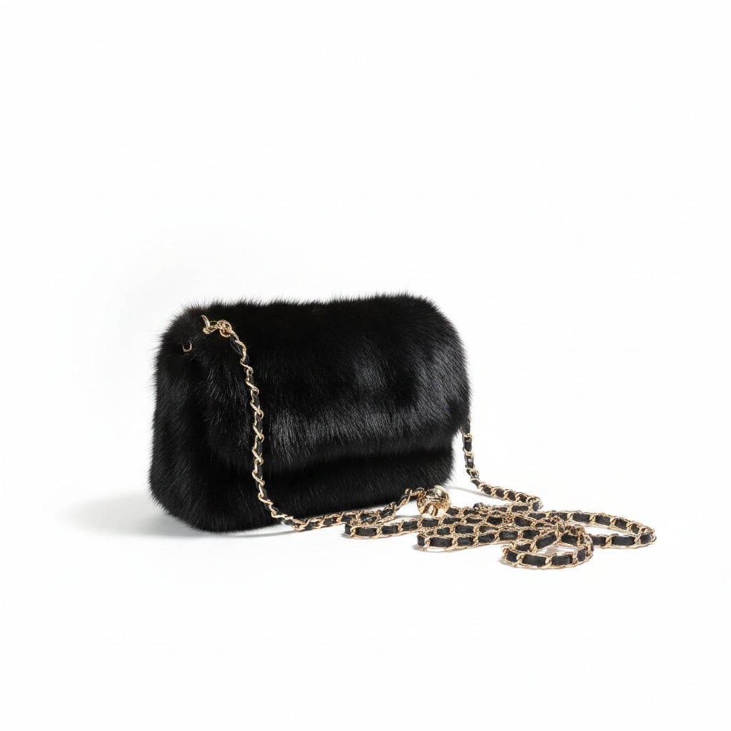Mahogany Mink Crossbody Clutch