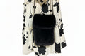 Black Mink Cross Body Phone Case Bag