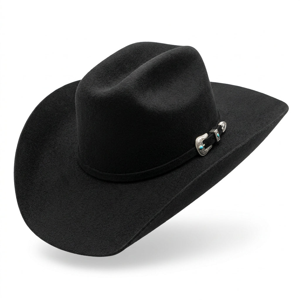 Whiskey & Wealth Chocolate Felt Hat