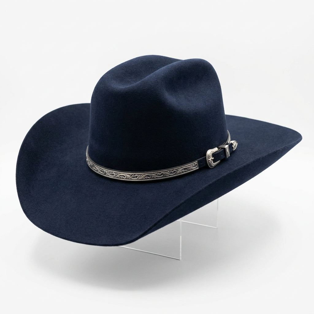 The Midnight Cowboy Navy Felt Hat