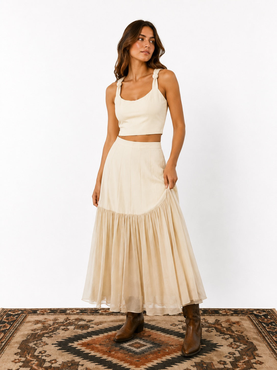 Champagne Toasting Maxi Skirt (Set)  image 0