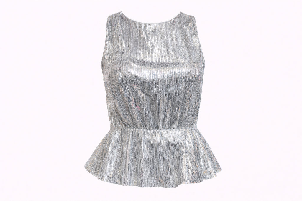 Silver Spur Glam Top Sequin  image 1