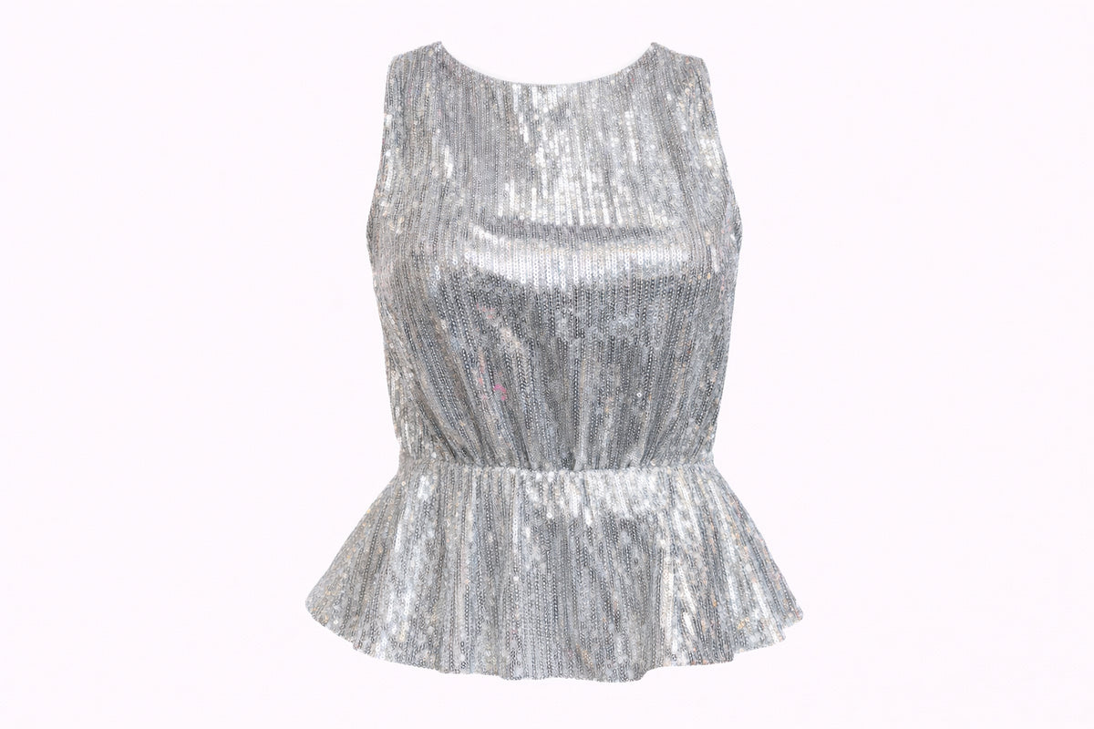 Silver Spur Glam Top Sequin  image 1