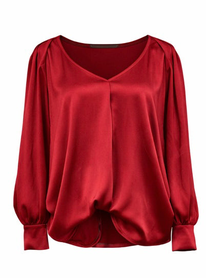 Oh Holly Burgundy Blouse  image 1