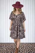 Saloon Siren Leopard Dress image 0