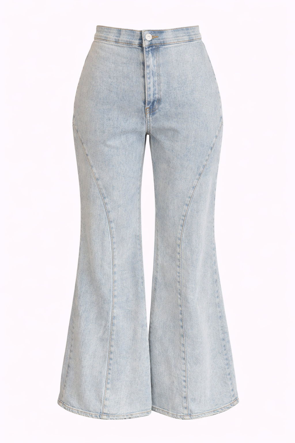 In My Rearview Lt. Denim Flares image 0