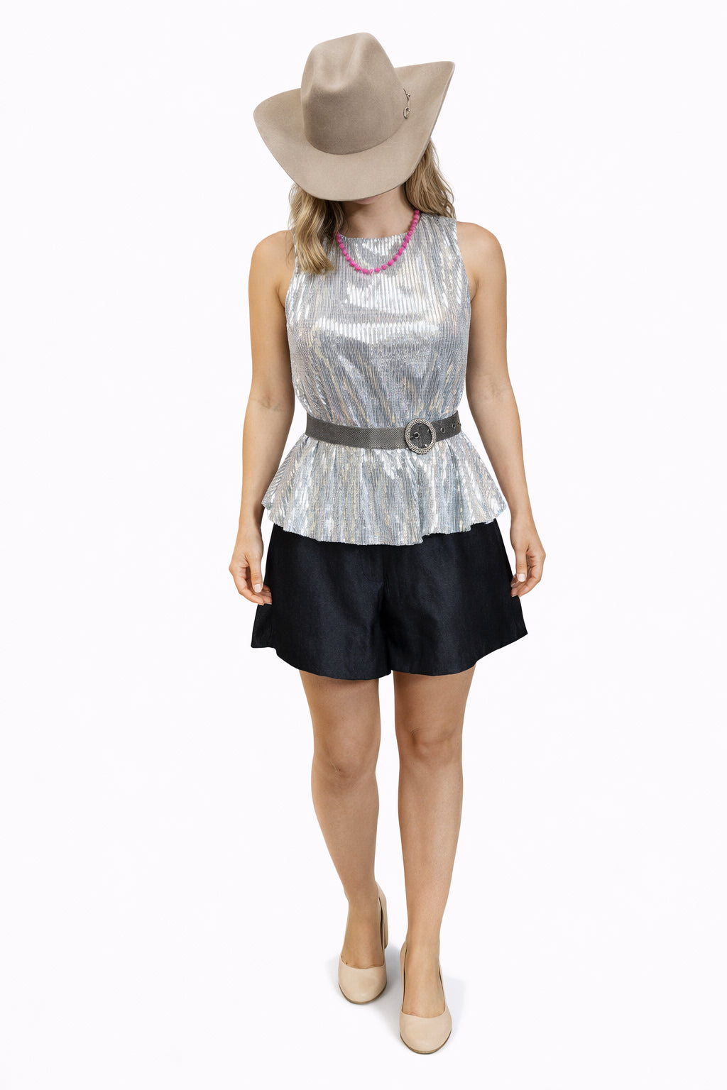 Silver Spur Glam Top Sequin  image 0
