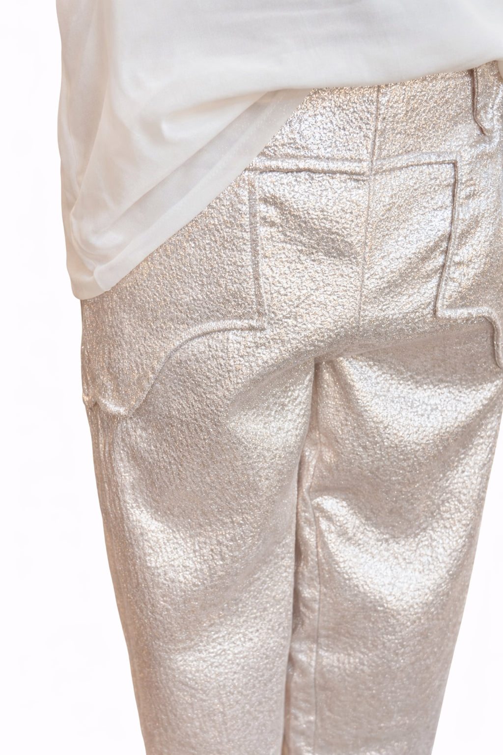 Oh So Chic Rose Gold Cowgirl Slacks  image 1