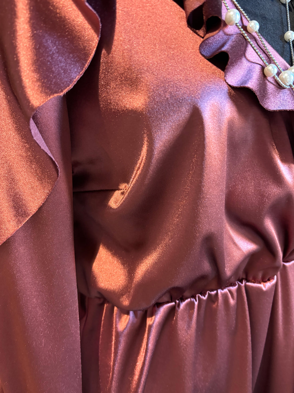 Espresso Martini Satin Dress image 1