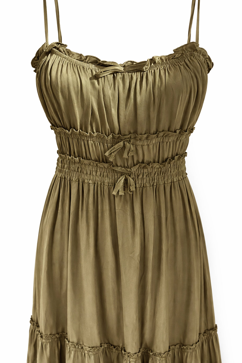 Olive Blooming Tree Dress image 1