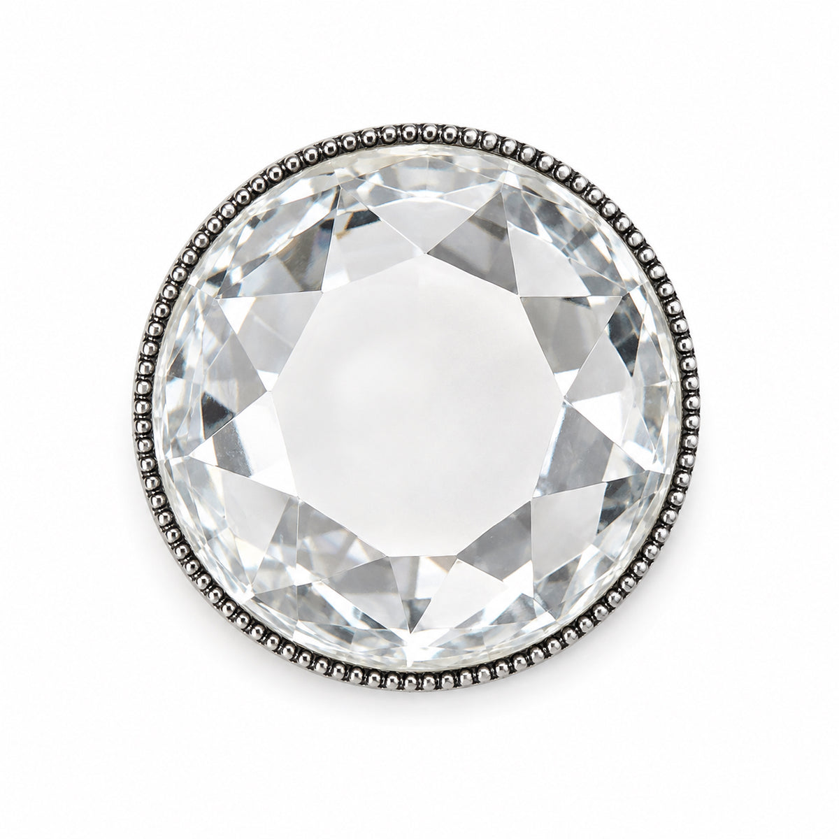 Crystal clear brooch  image 0