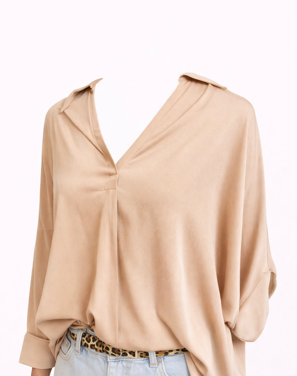 Here To Stay Taupe Top image 1
