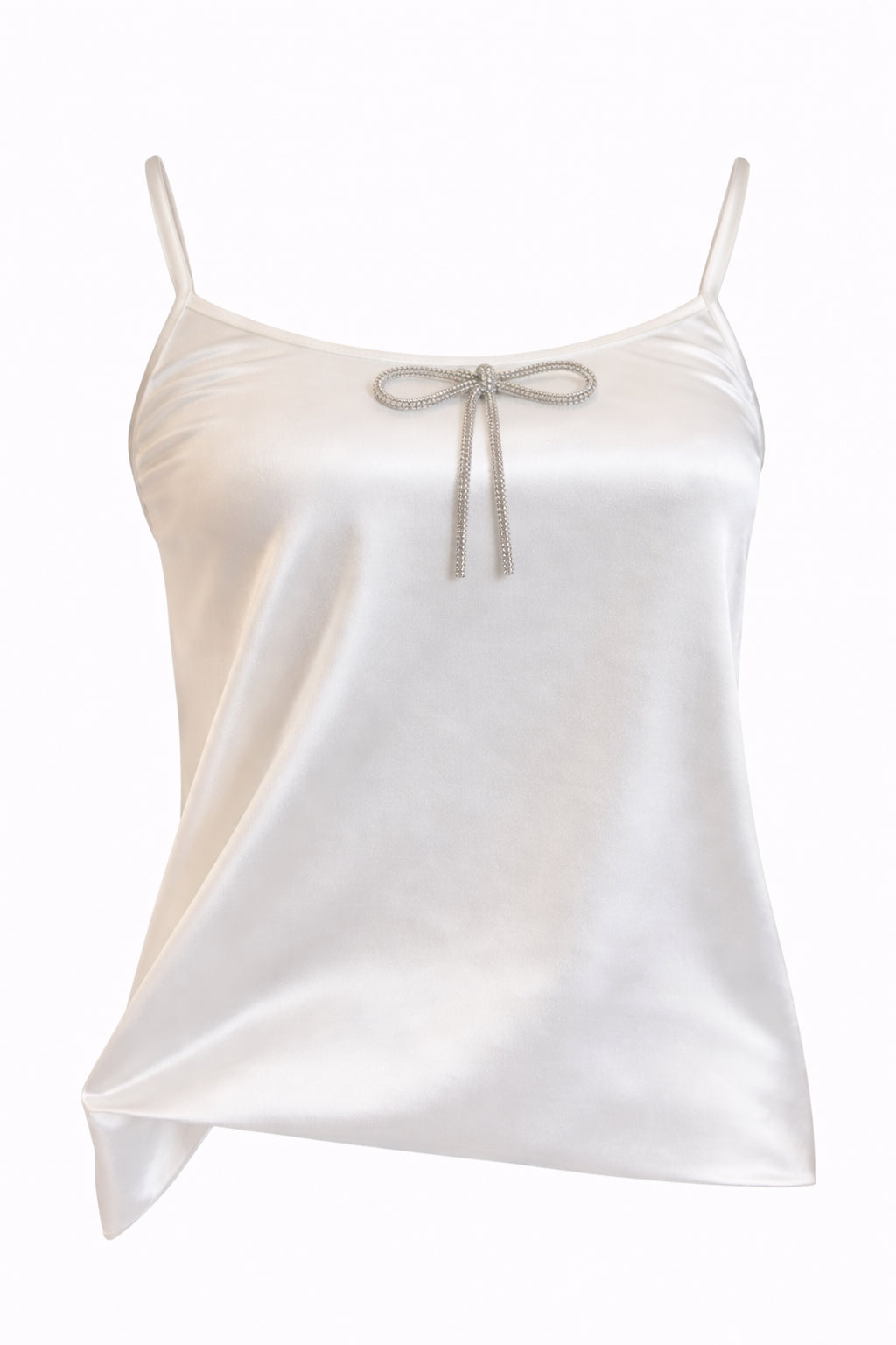 Oh My Darling Ivory Satin Curvy  image 0